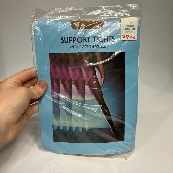Support tights skin tone size medium tall - Picture 1 of 3